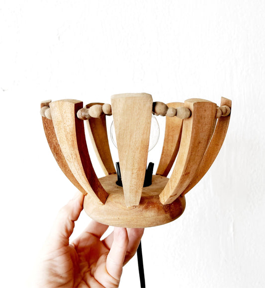 Unique Wooden Lamp