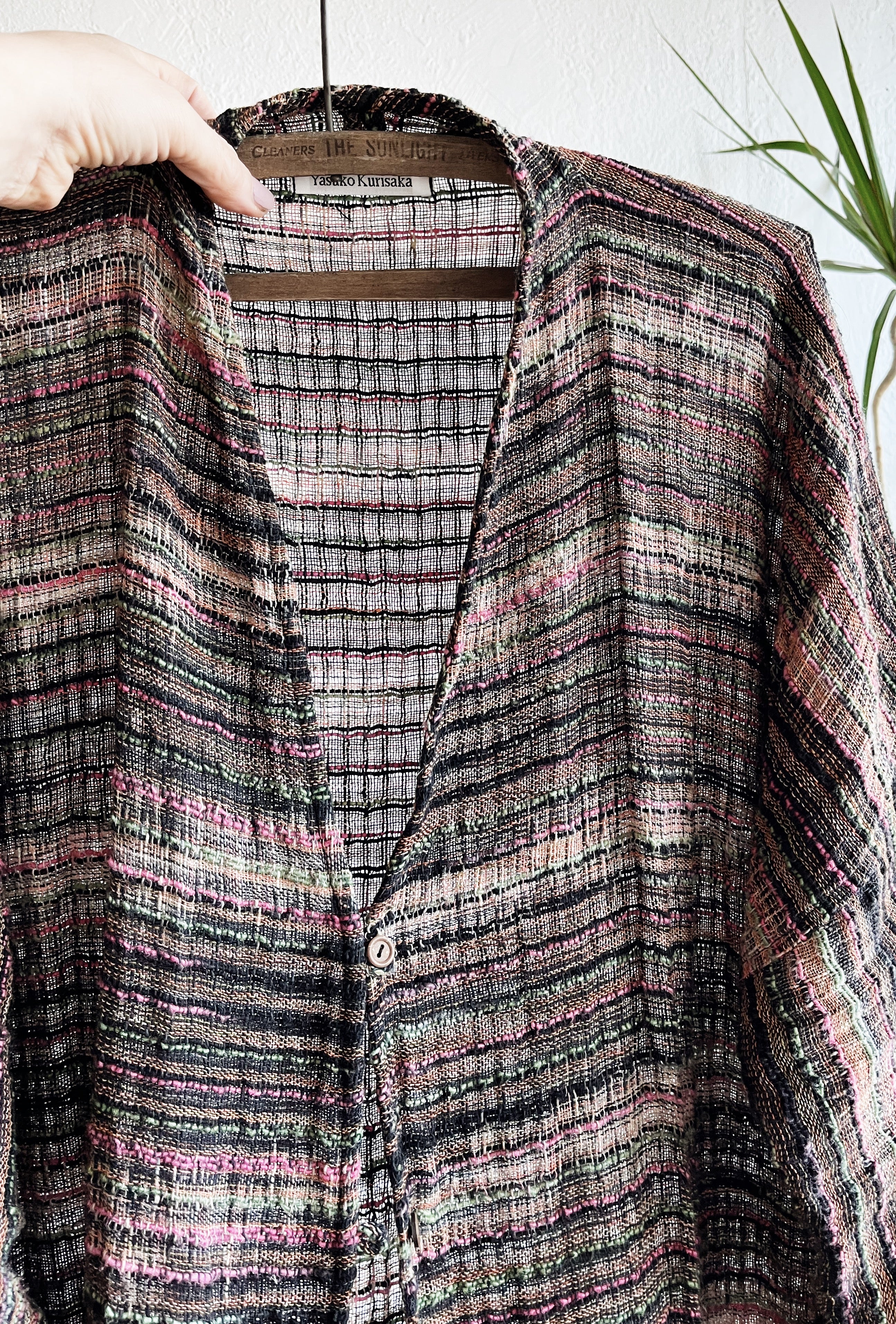 ジャケット・アウター Yasuko Yasuko Kurisaka Handmade Woven Jacket – Maven Collective