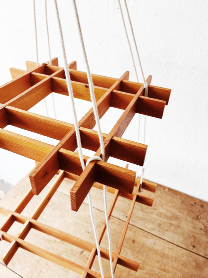 plywood plant hanger Wooden Grid Plant Hanger – Maven Collective