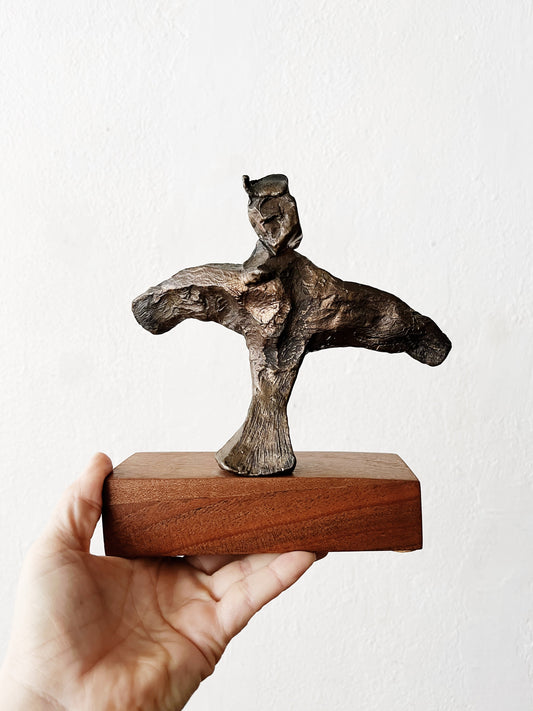 Vintage Surrealist Bird Sculpture