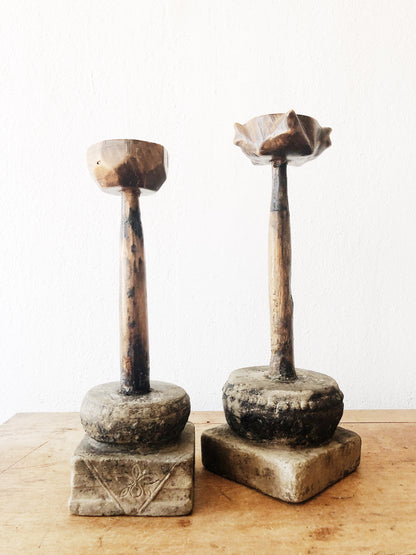 Brutalist Style Candleholder