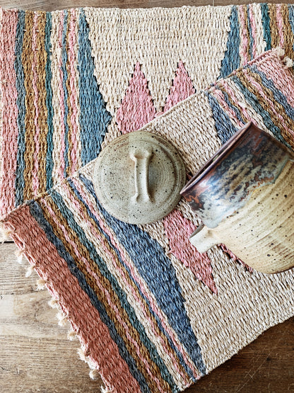Vintage Sisal Placemat Set of Four