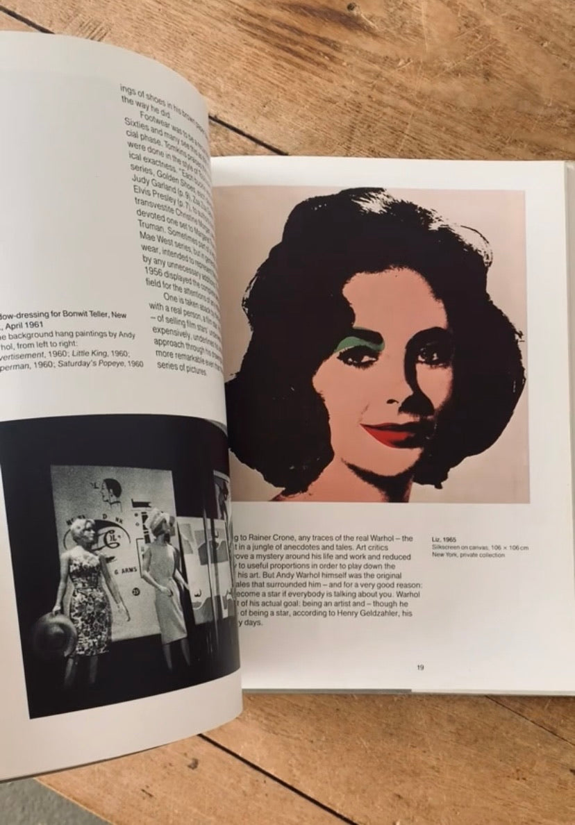 Andy Warhol Vintage Art Book