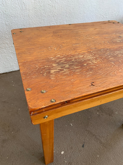 Vintage Handmade Side Table