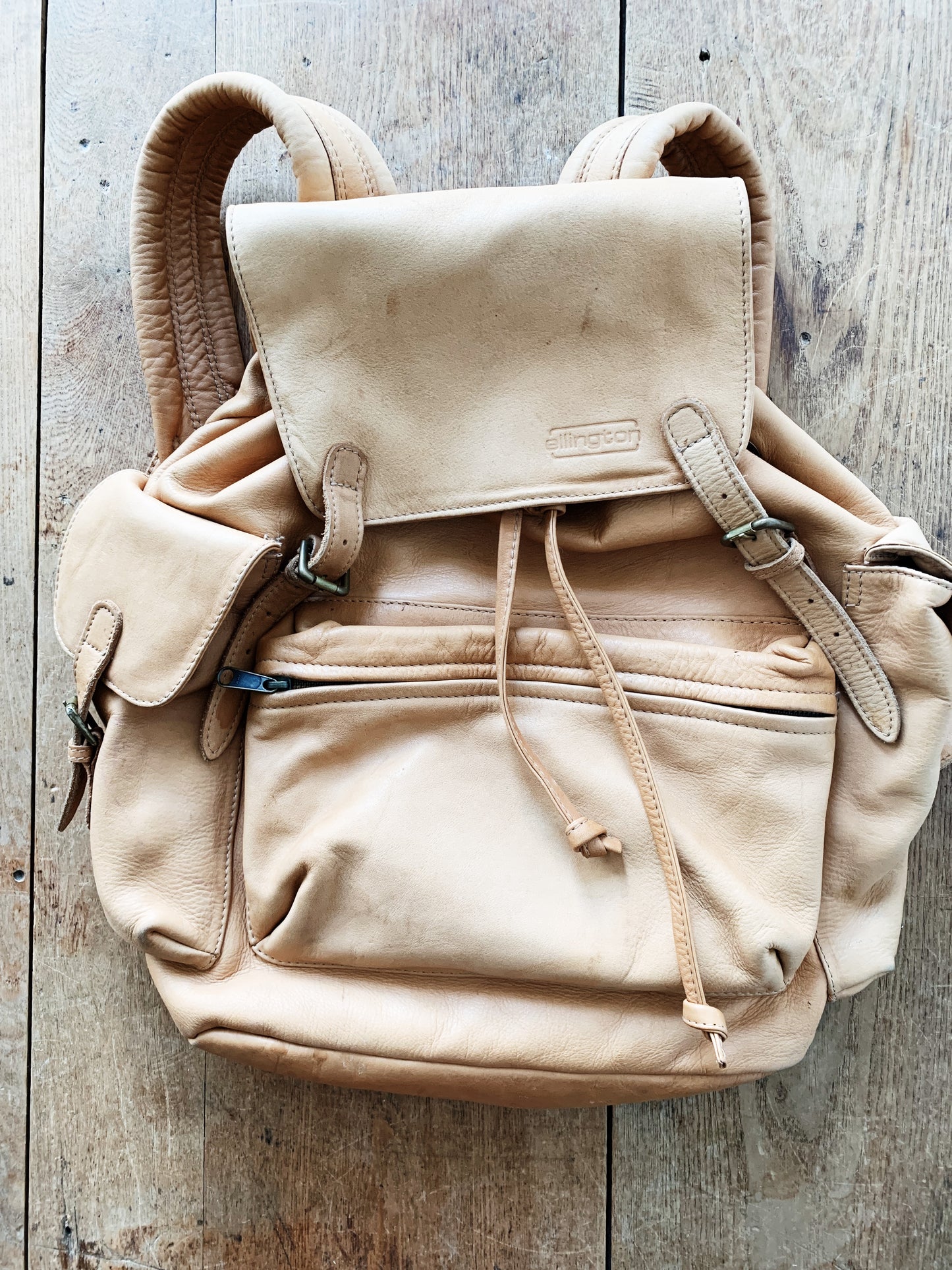 Vintage Ellington Leather Backpack