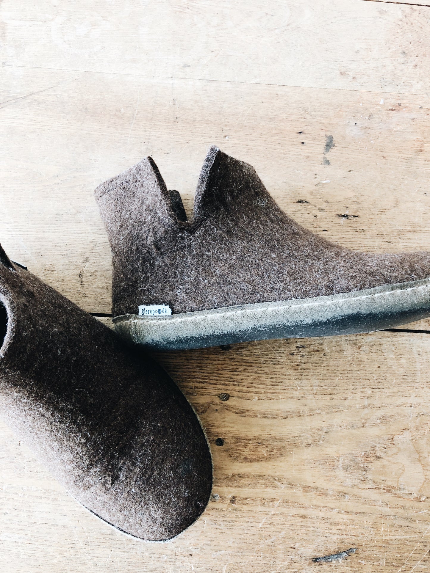 Glerups Felted Wool Bootie Slipper