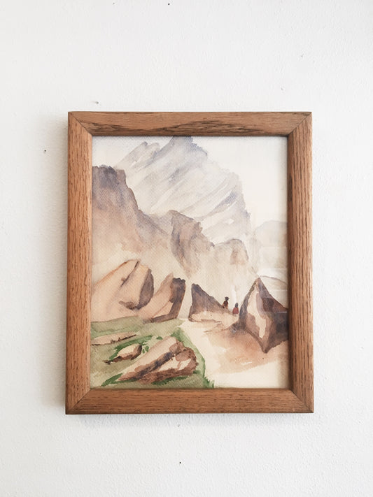 Watercolor Mountains