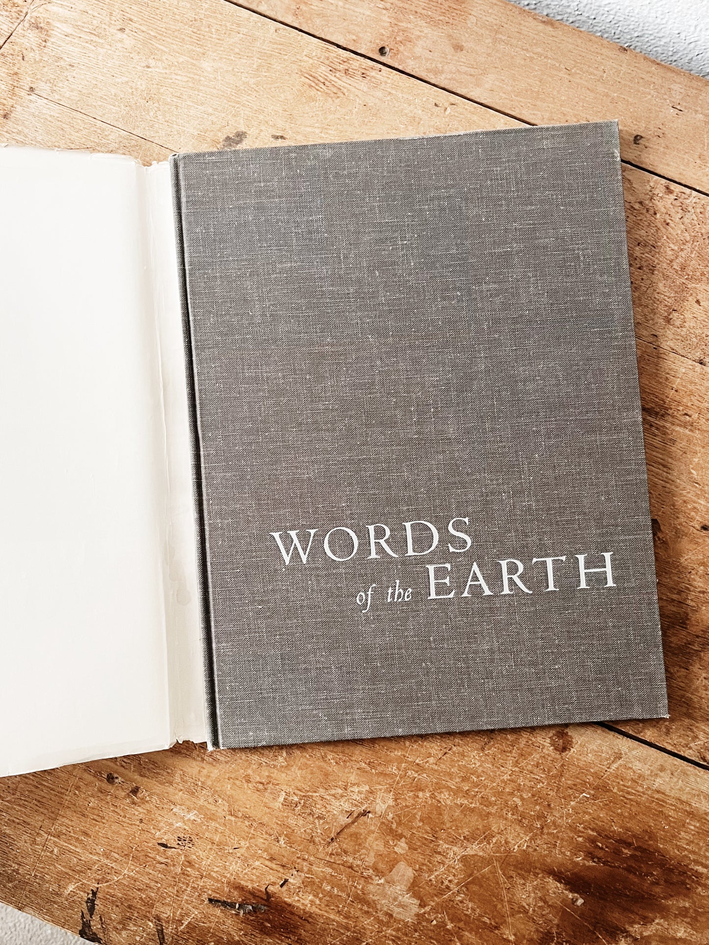 Vintage Words of the Earth Book
