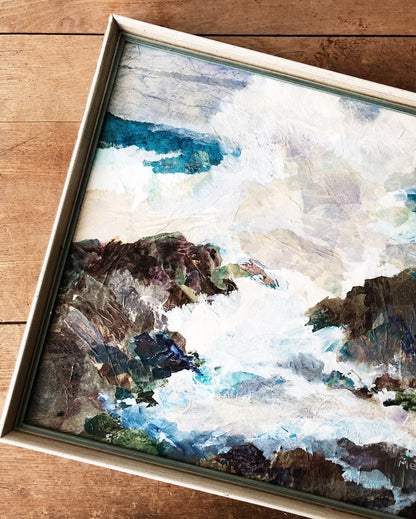 Original Mixed Media Seascape