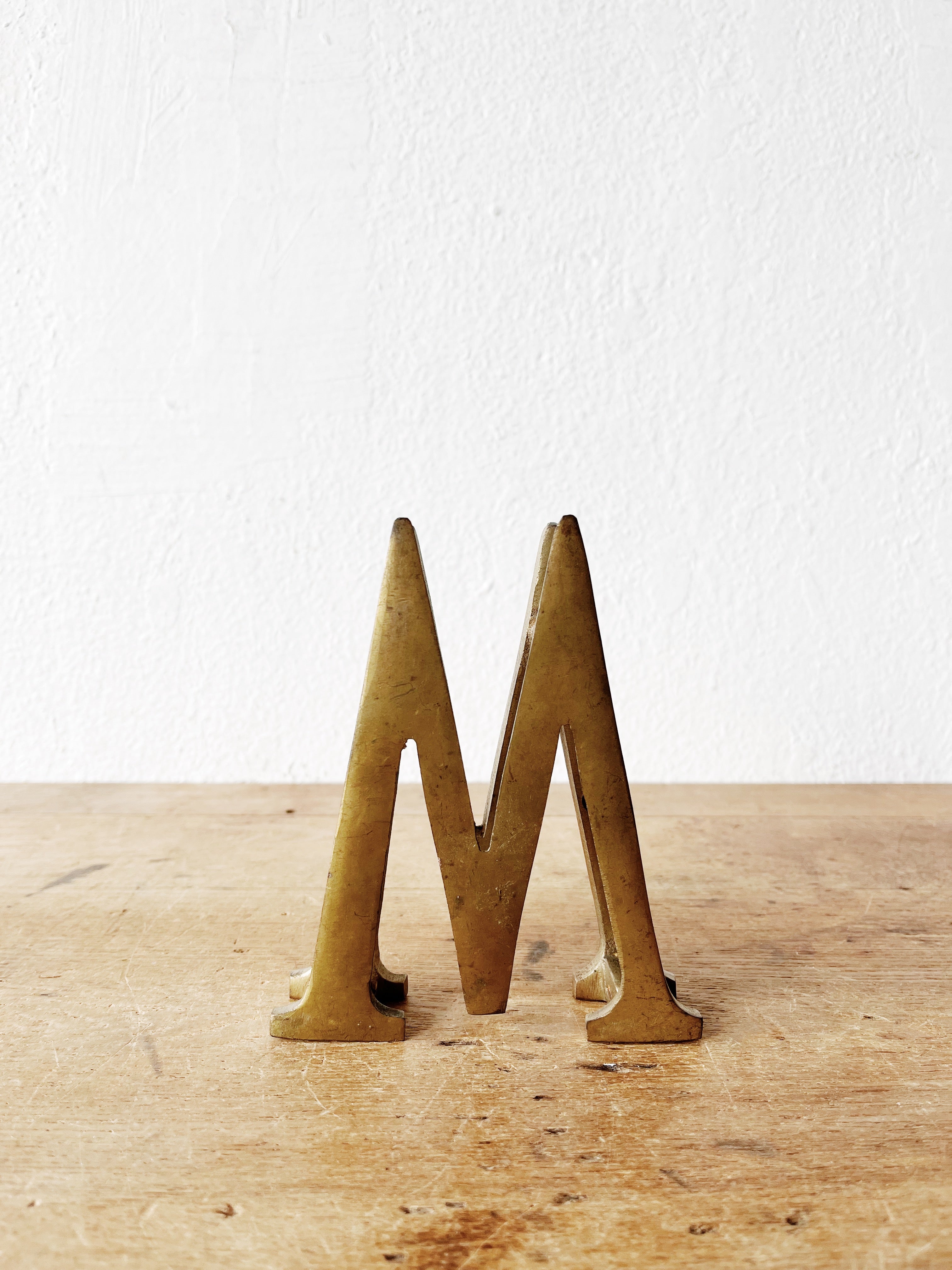 Machine Age Brass Initial