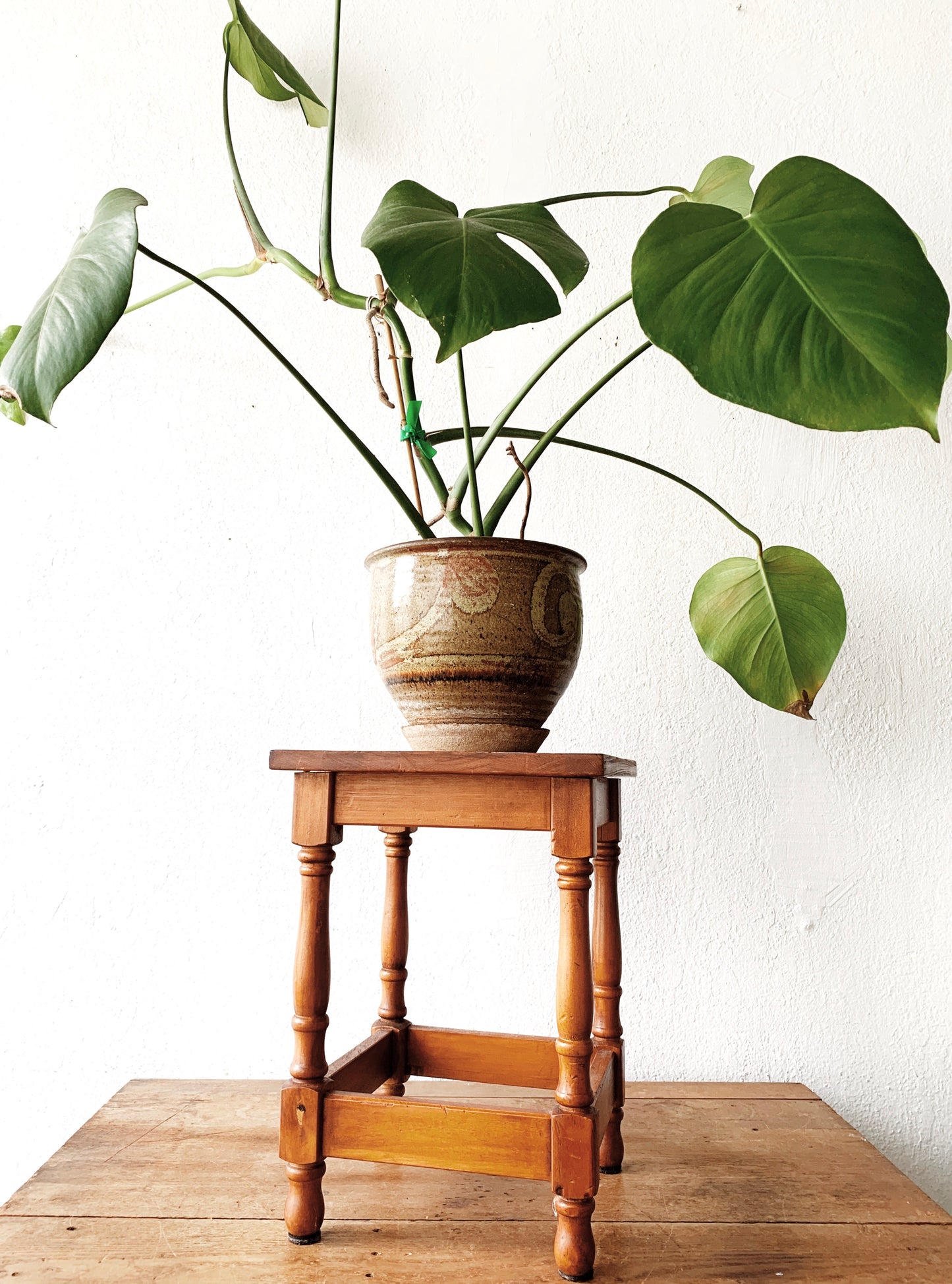 Vintage Wood Plant Stand