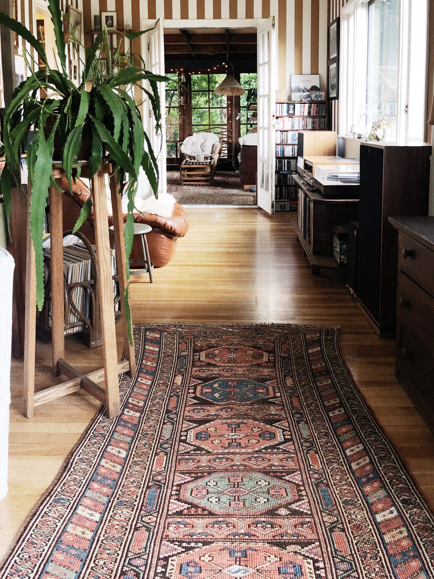 Vintage Kubu Wool Kilim Runner