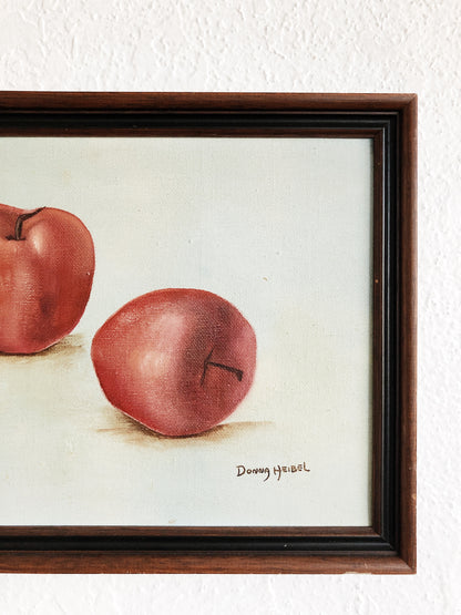 Vintage Original Apple Painting