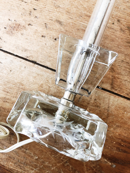 1920s Cut Glass Lamp