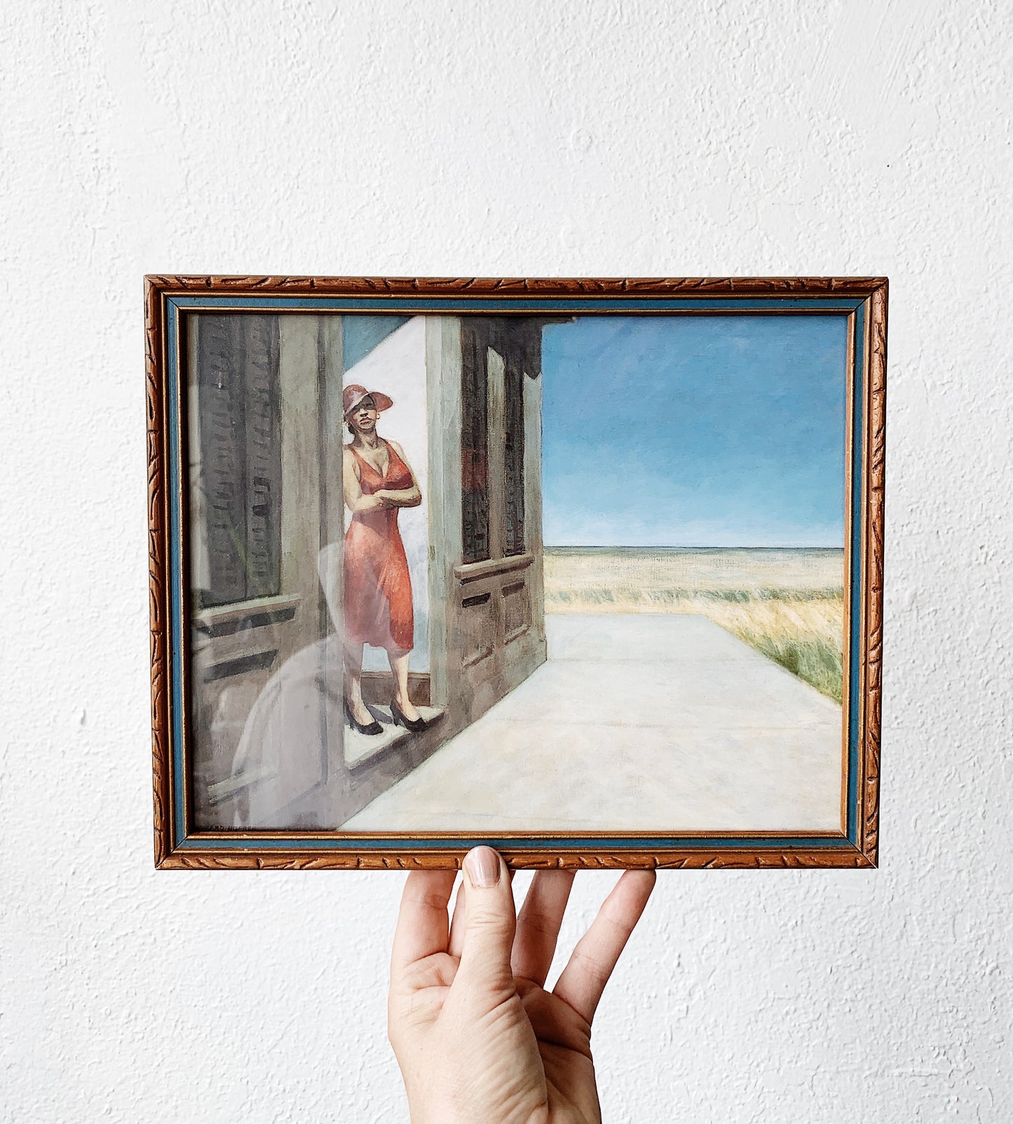 Vintage Framed Ed Hopper Print