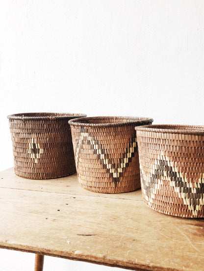 Vintage Woven Basket