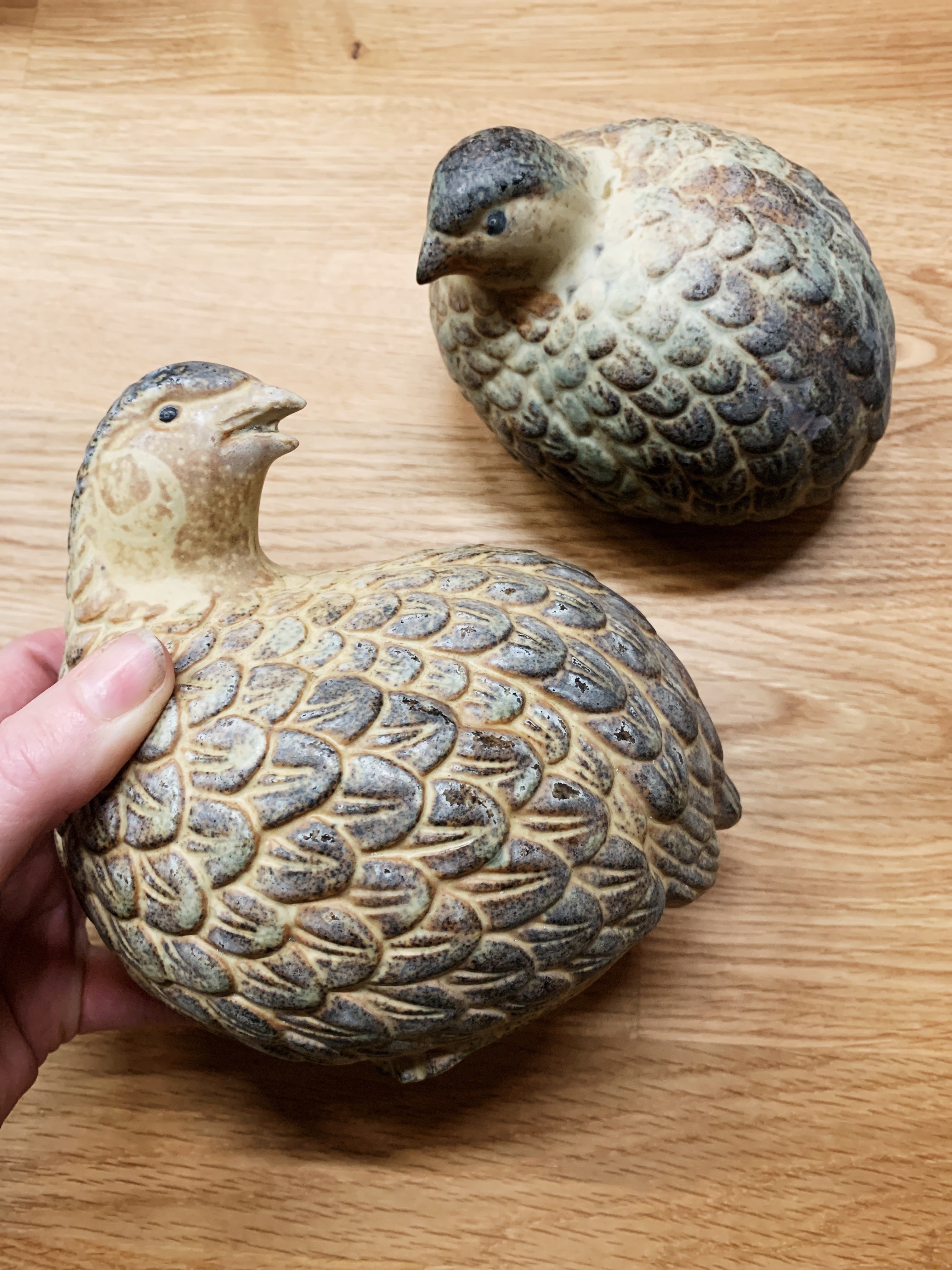 RESERVED Mid Century Ceramic Quail Pair – Maven Collective