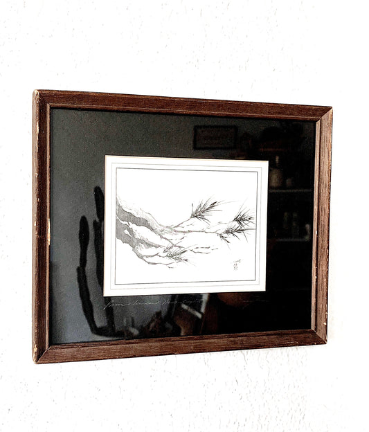 Vintage Katsumi Sugita Brush Painting