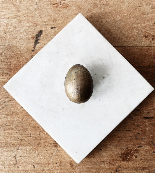 Vintage Bronze Egg Box