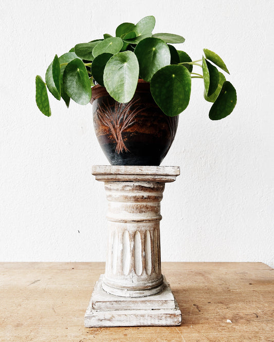Vintage Wood Pedestal Stand
