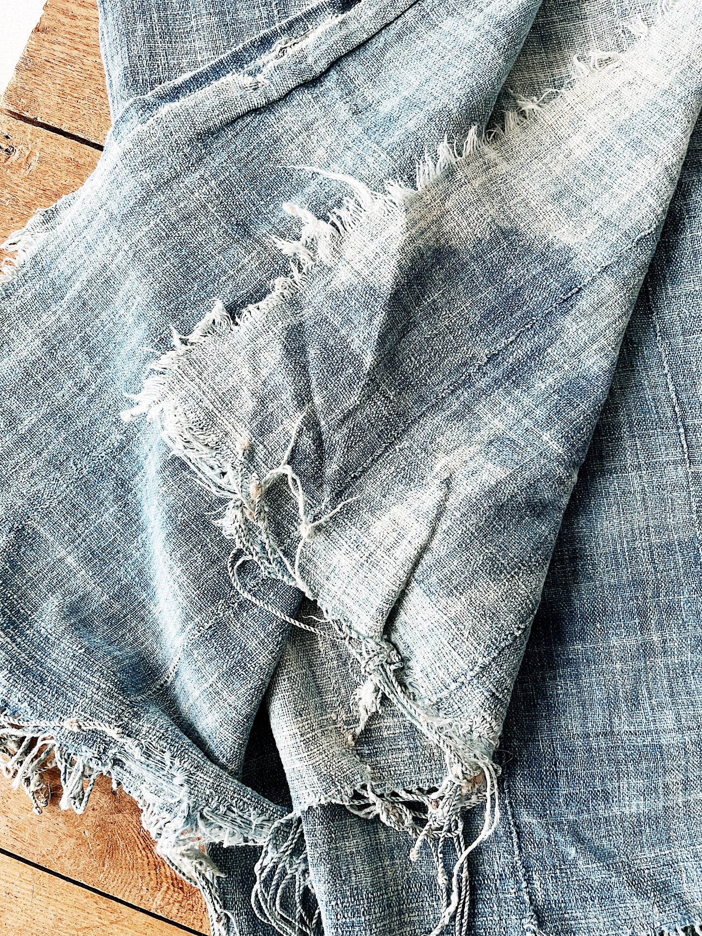Vintage Indigo Mudcloth