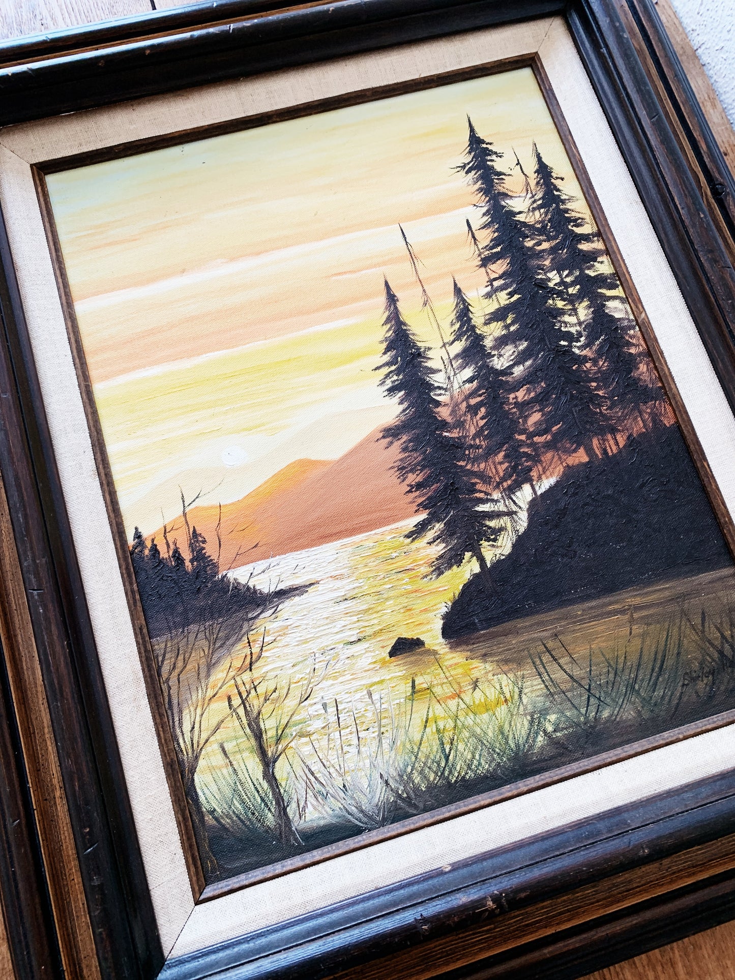1970’s Framed Landscape Painting