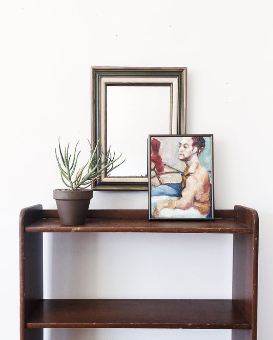 Vintage Handmade Bookshelf