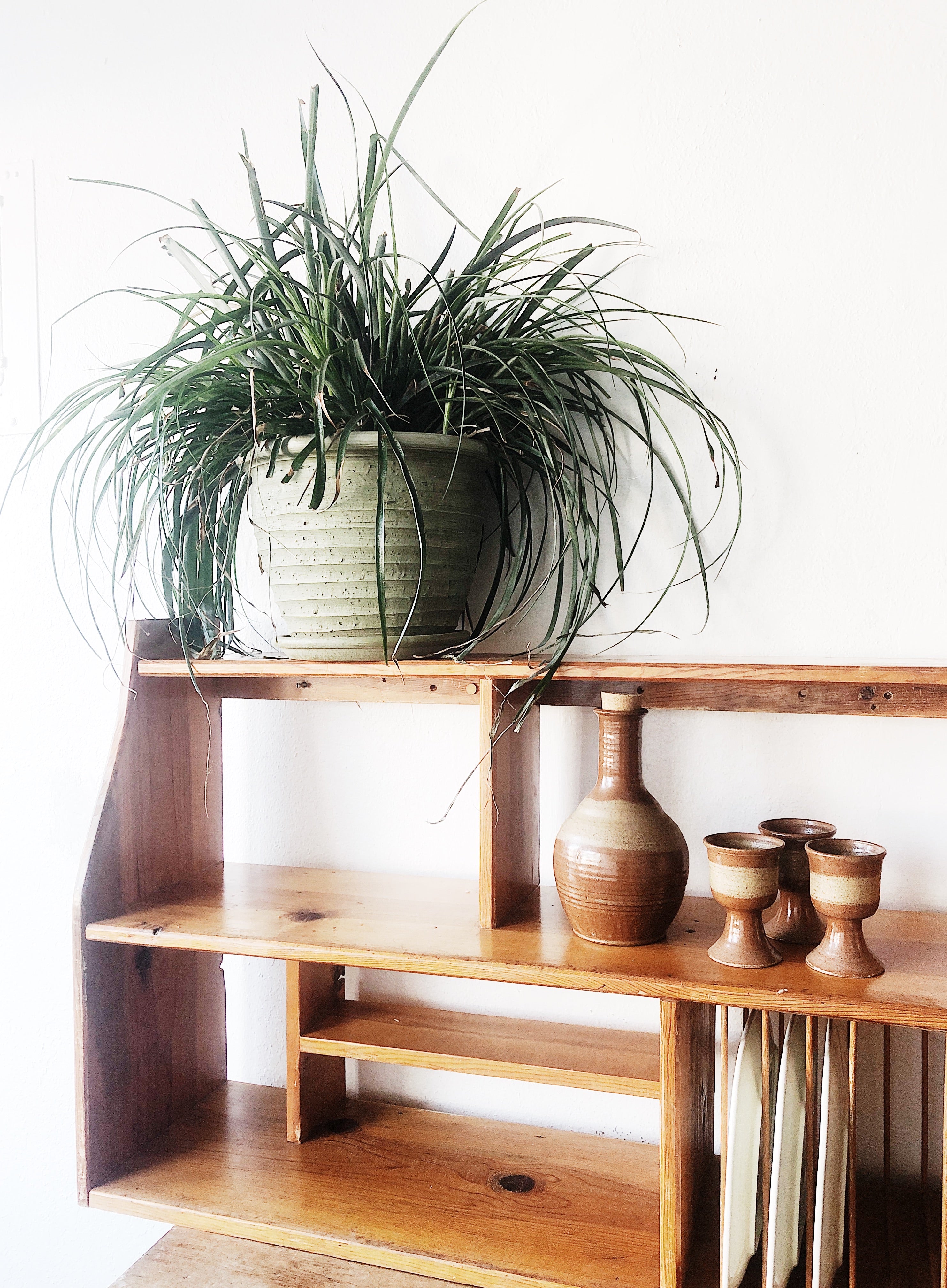 Vintage Handmade Wood Cupboard - Thumbnail 2