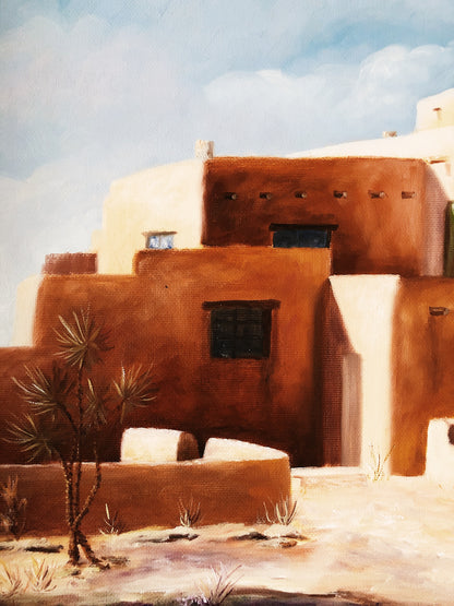 Vintage Framed Canvas Print