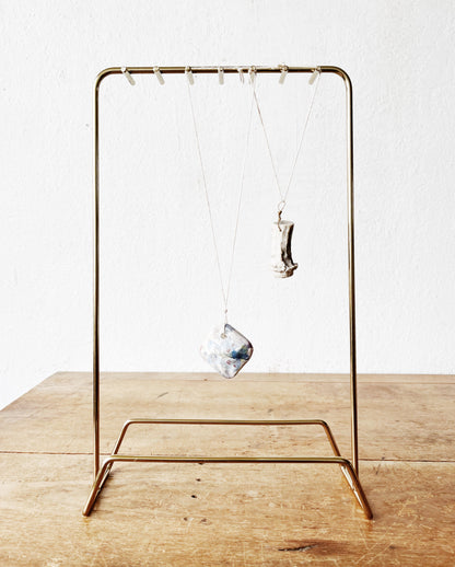 Vintage Brass Hanging Rack