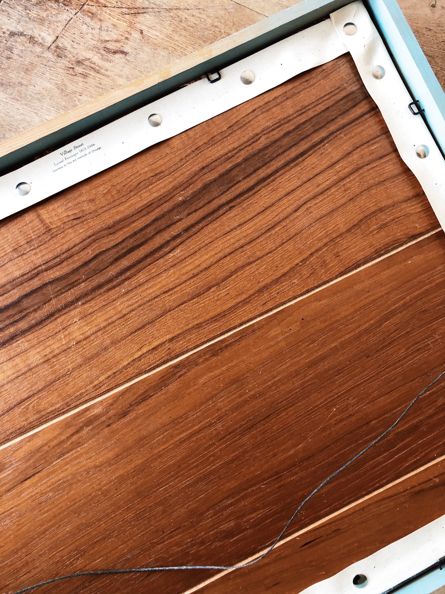 Vintage Framed Canvas Print