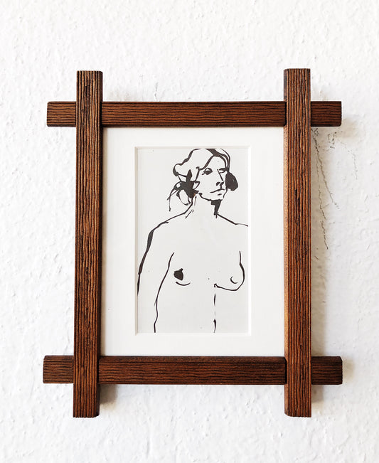 Vintage Mid Century Framed Lithograph