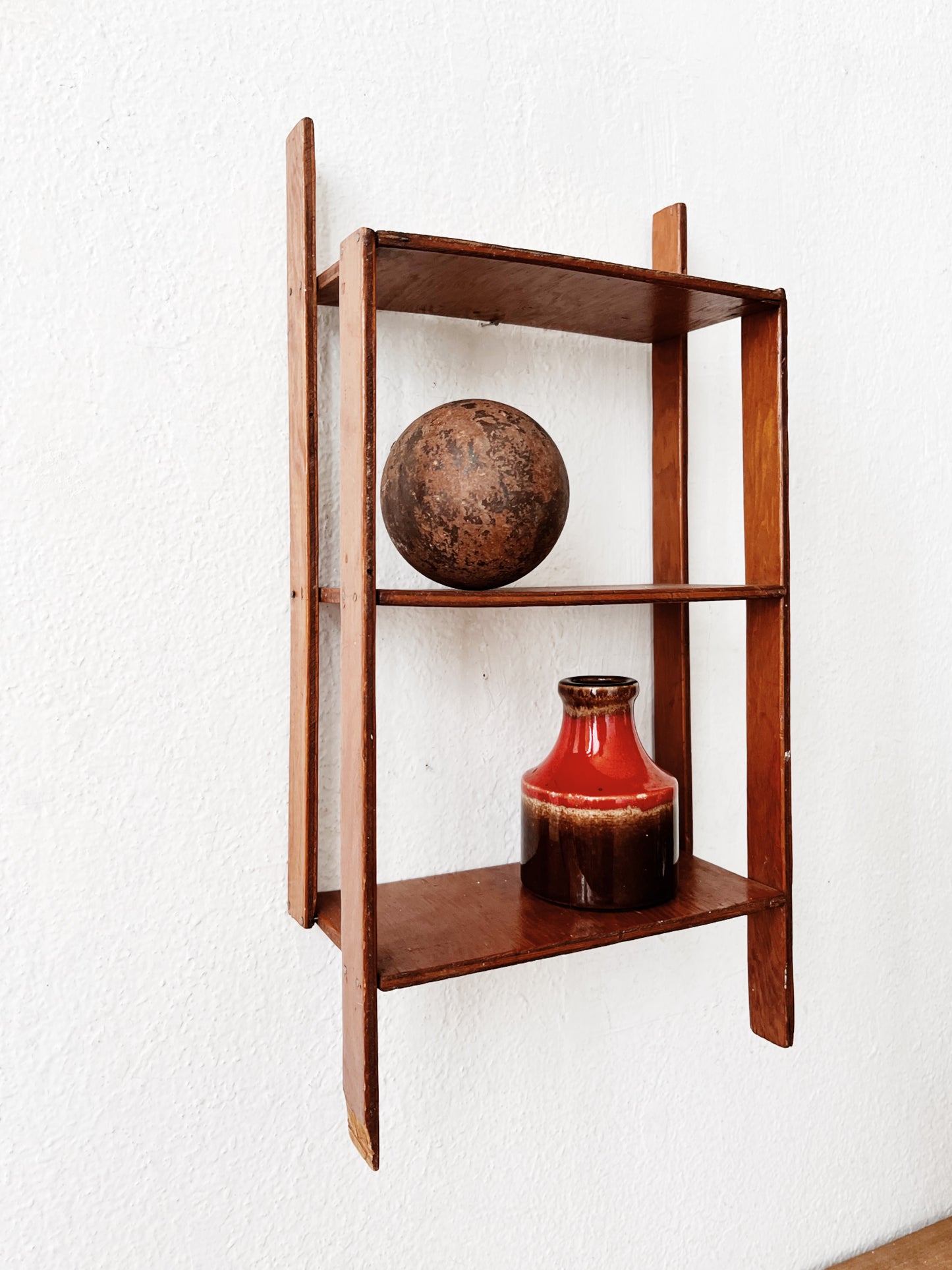 Vintage Folk Wood Shelf