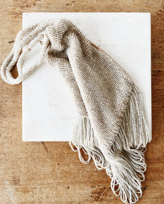 Antique Beaded Handkerchief Purse