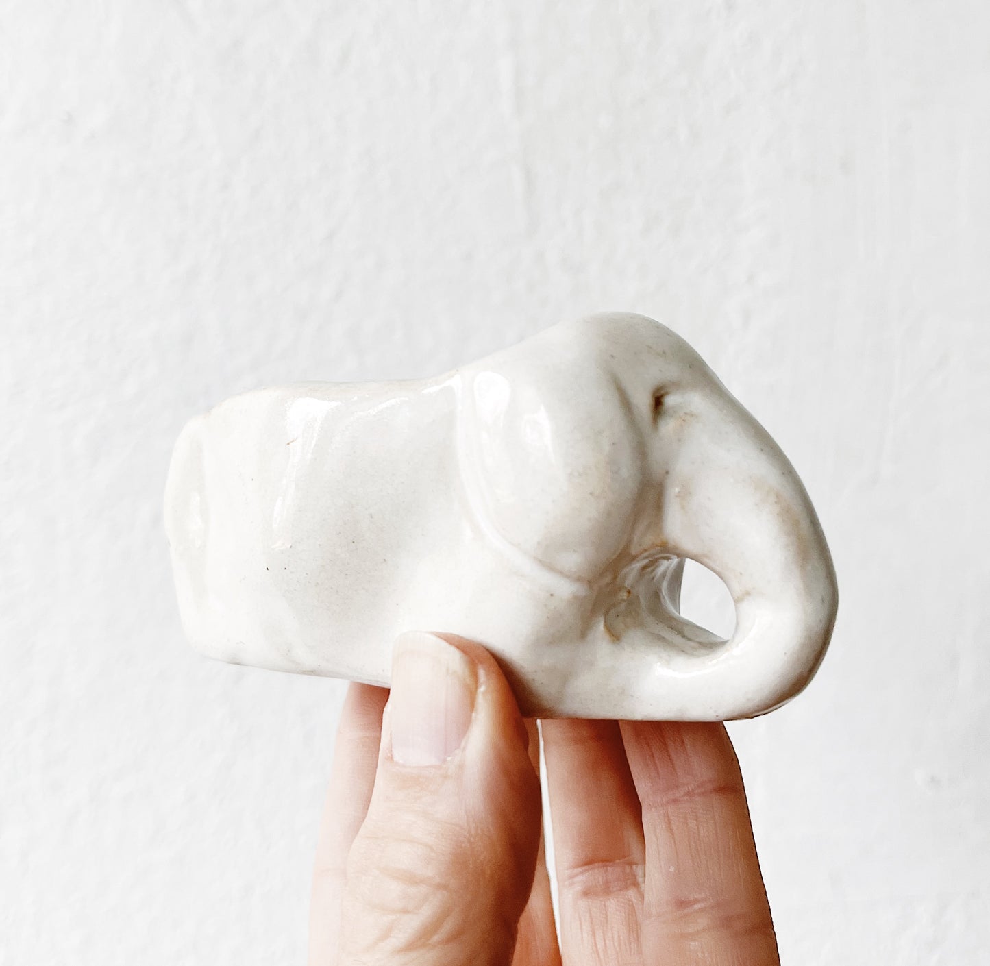 Handmade Clay Elephant Dish