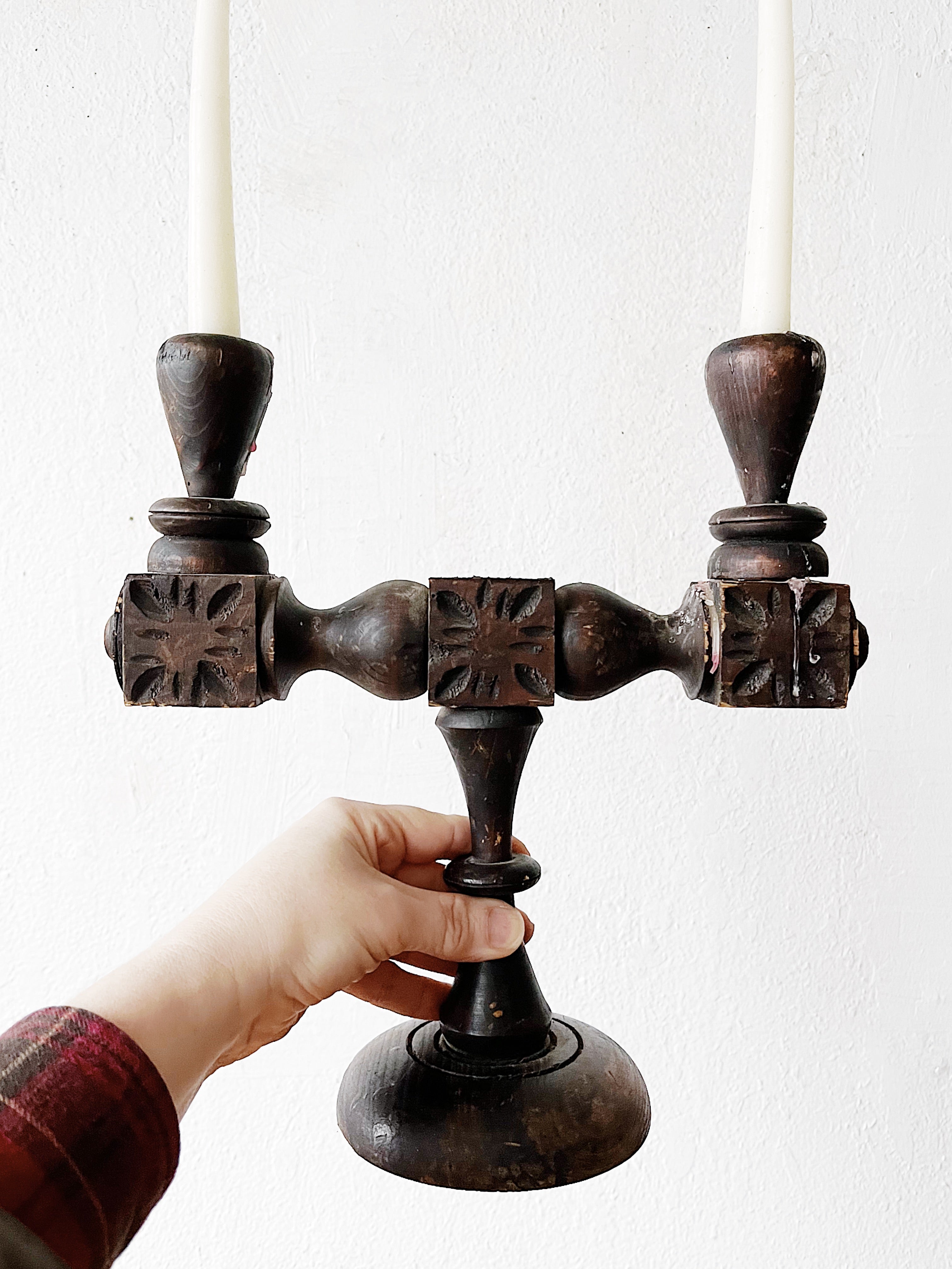Vintage Folk Candelabra - Thumbnail 3