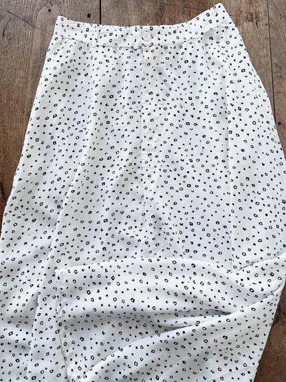 Vintage Rayon Skirt with Pockets