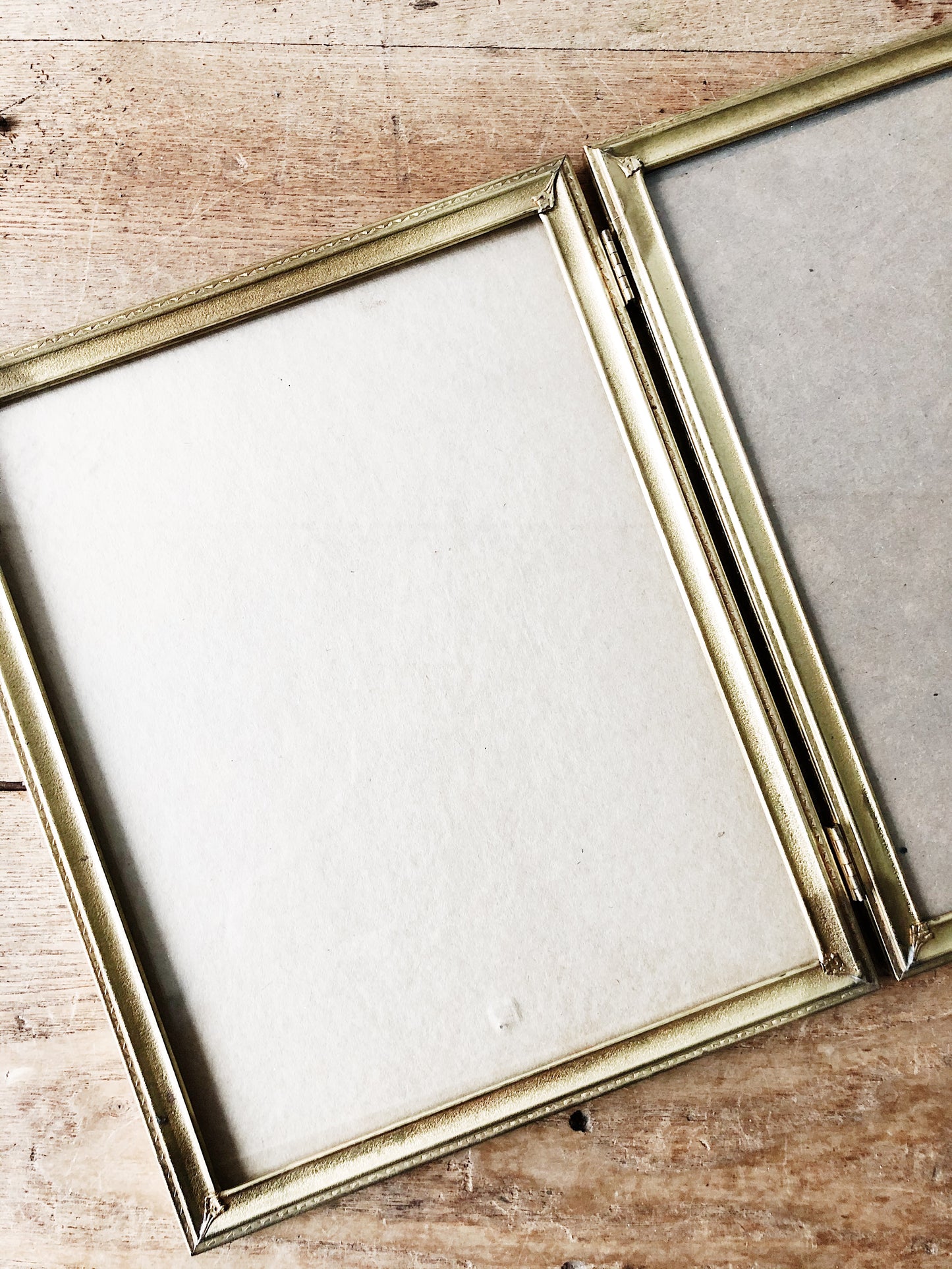 Vintage Gold Double Frame