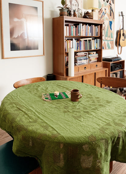 Vintage Linen Tablecloth