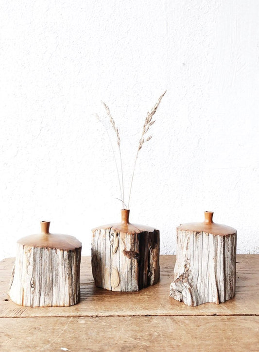 Handmade Cedar Vase
