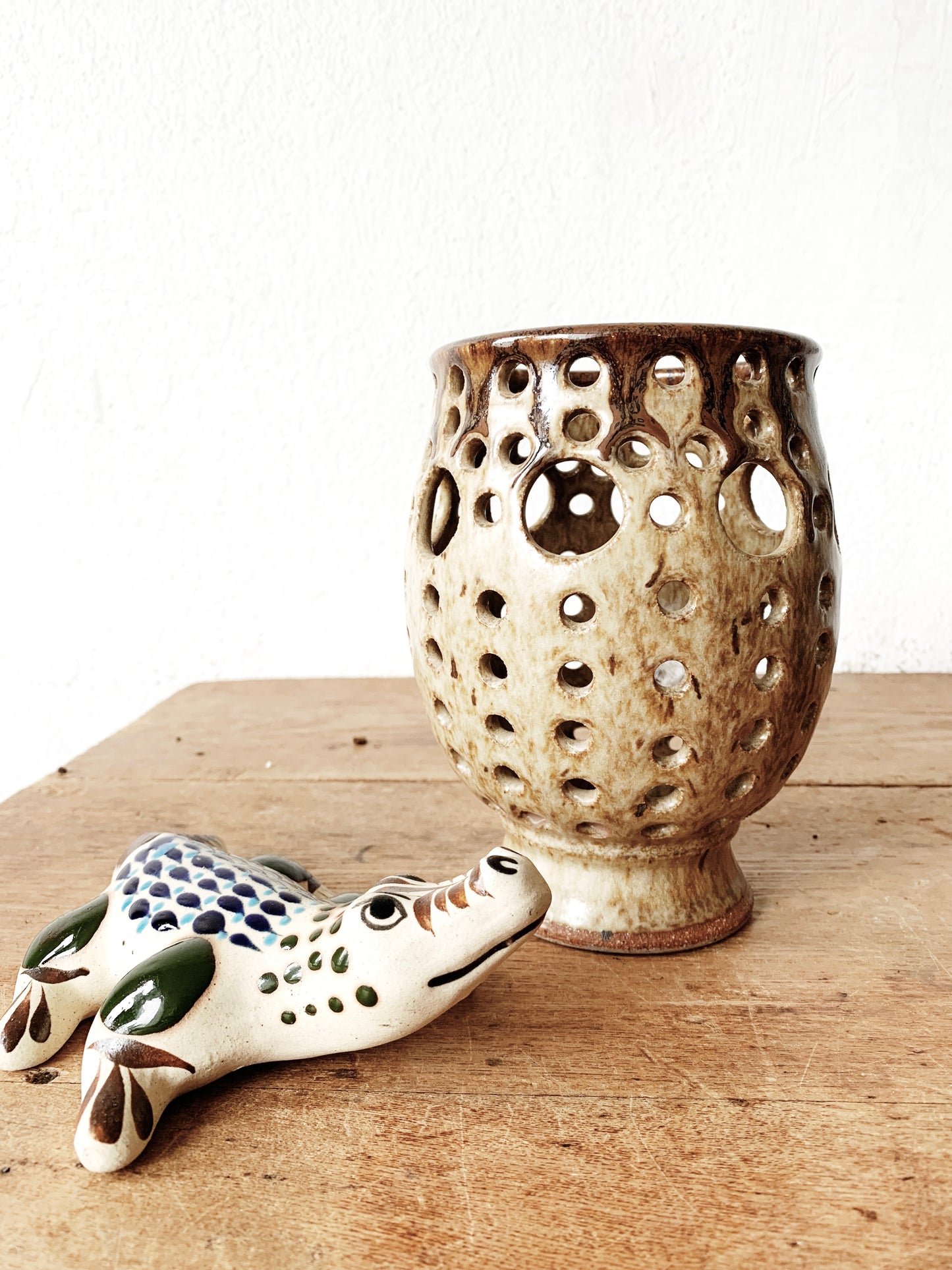 Tonala Pottery Alligator Mexico