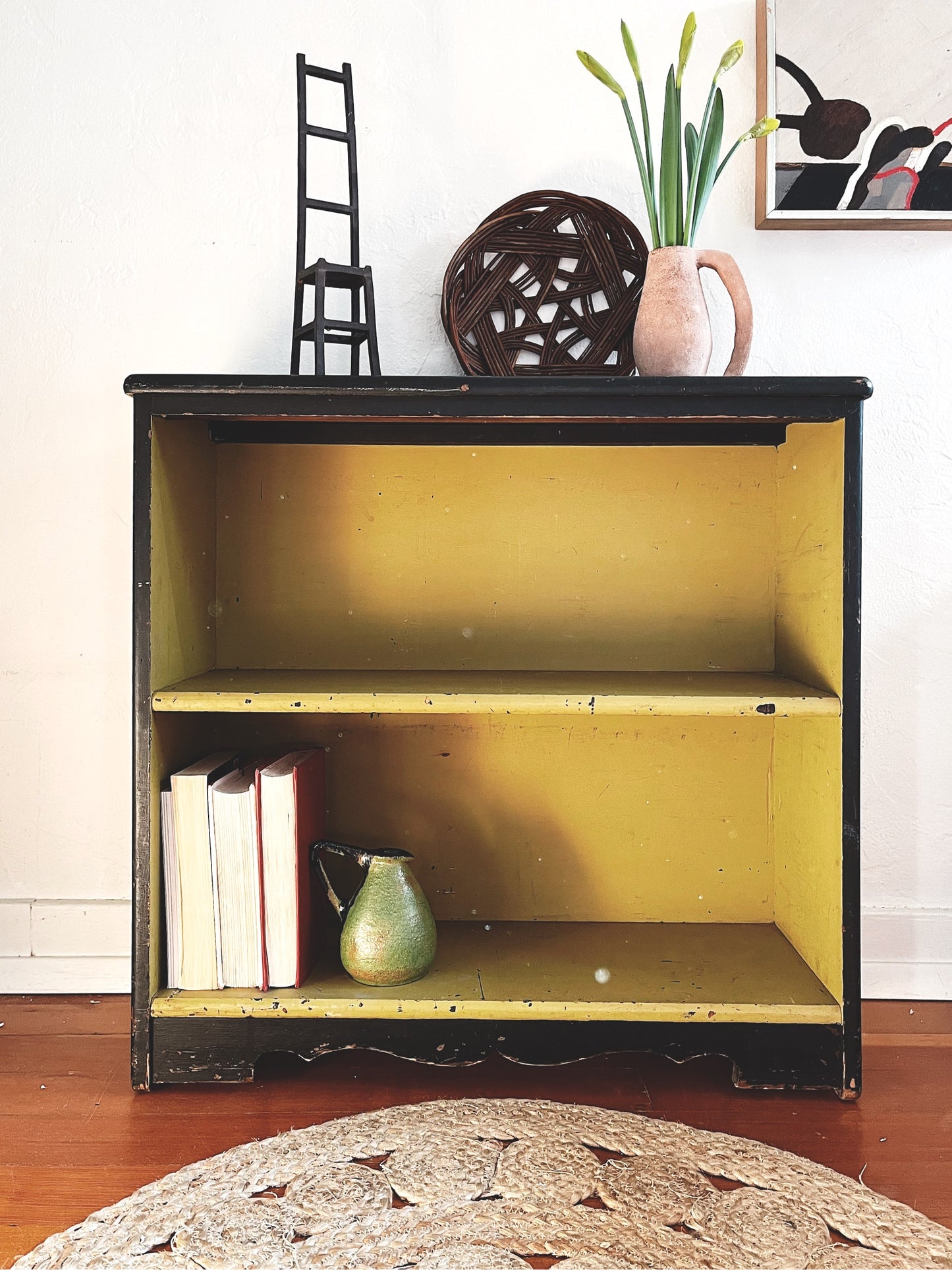 Vintage Painted Shelf