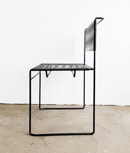 Pair Original Giandomenico Belotti for Fly Line Spaghetti Chairs