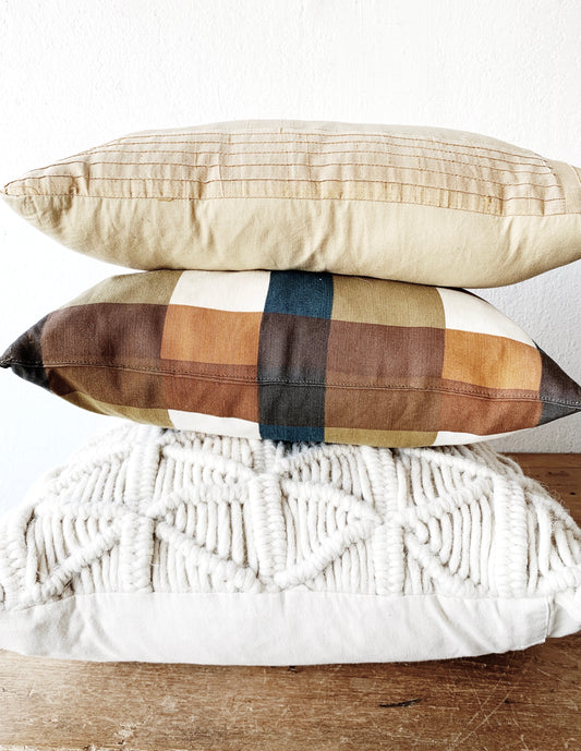 Cotton, Silk or Wool Cushion