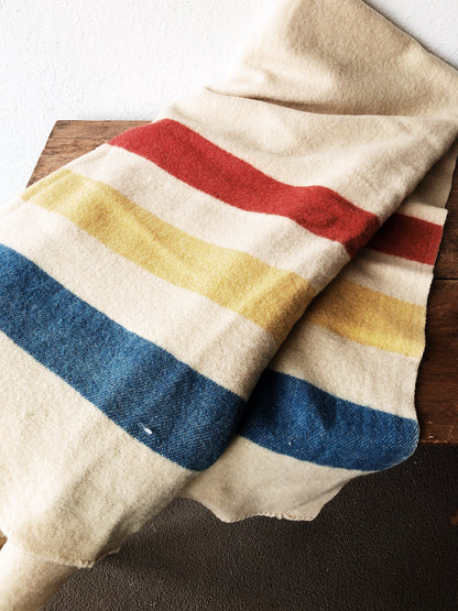 Vintage Golden Dawn Wool Blanket