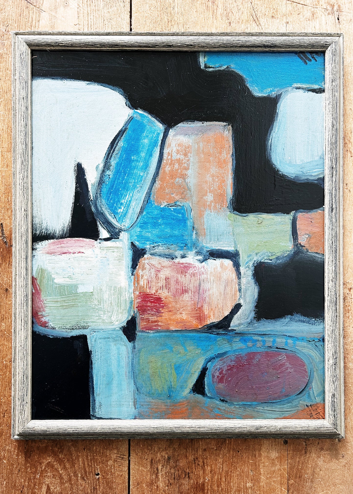Original Framed Abstract Painting