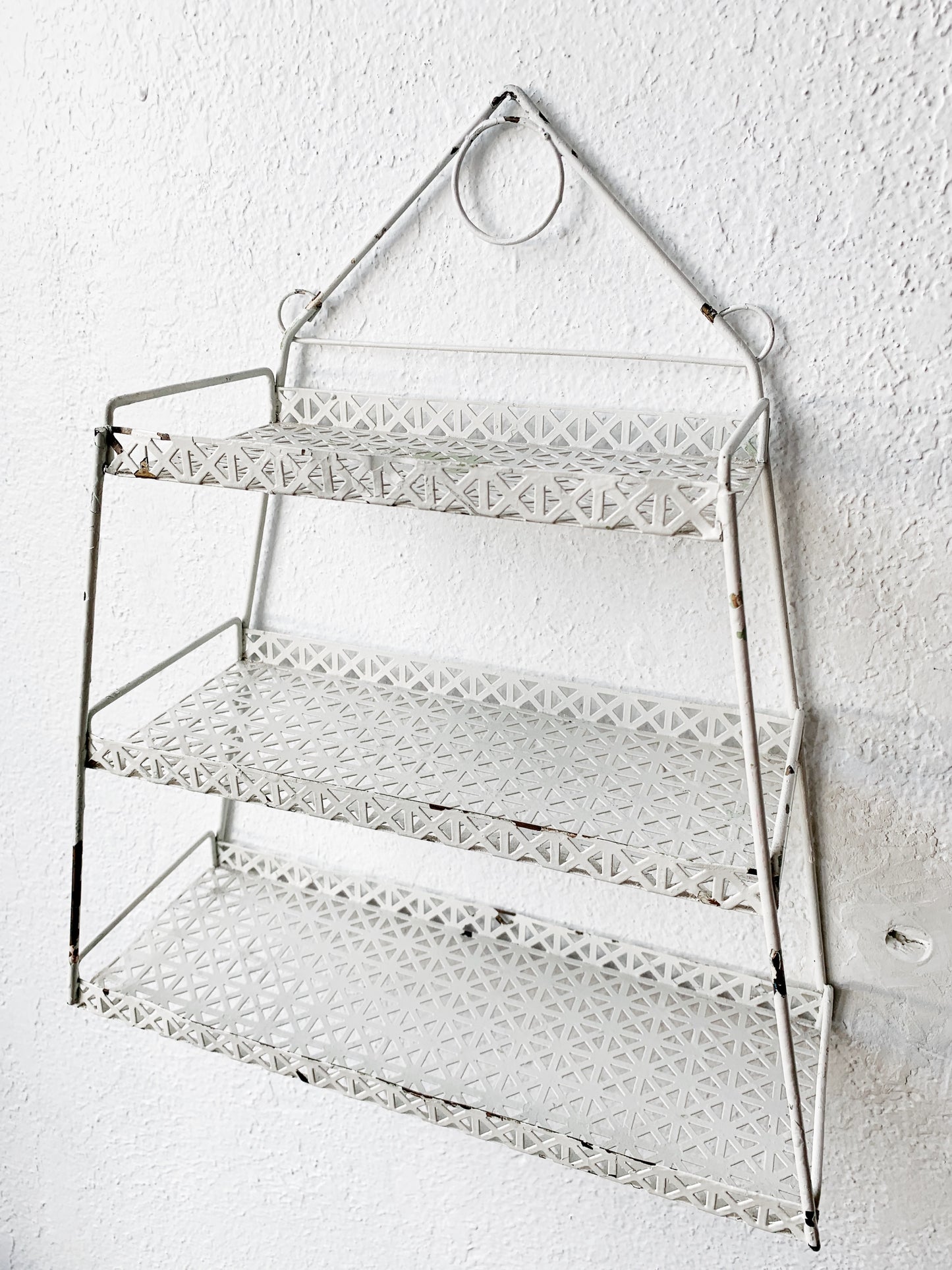 Mid Century Metal Shelf