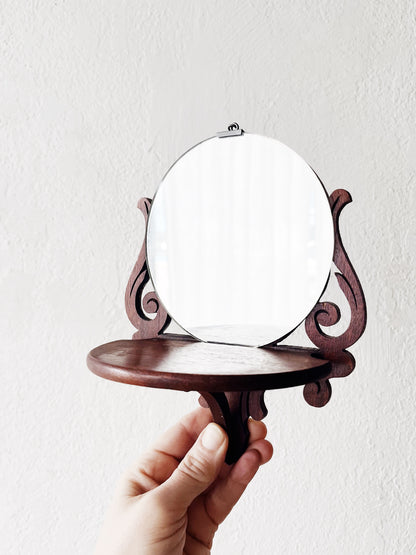 Victorian Mirrored Shelf