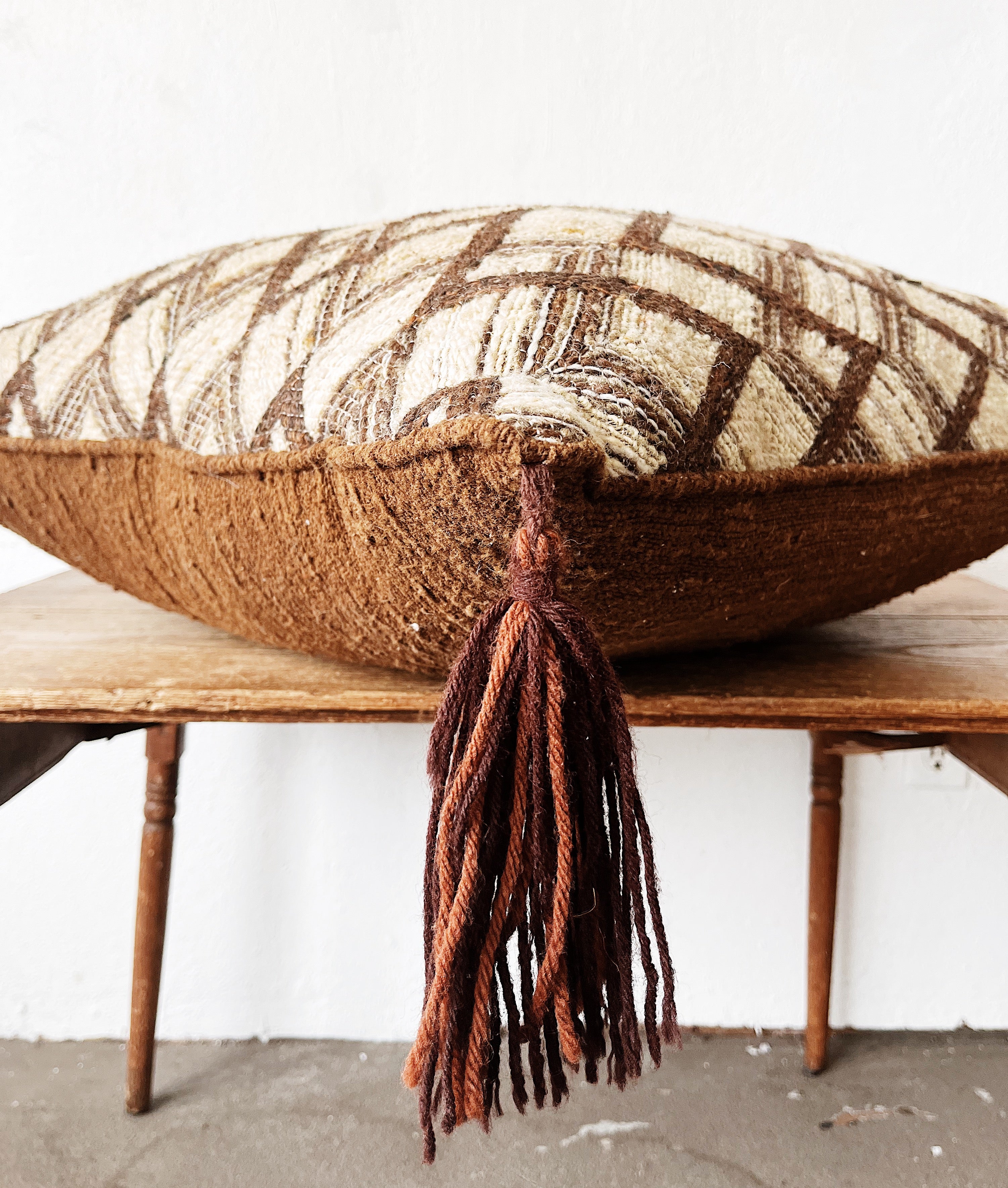 Vintage Kilim Floor Cushion - Thumbnail 5