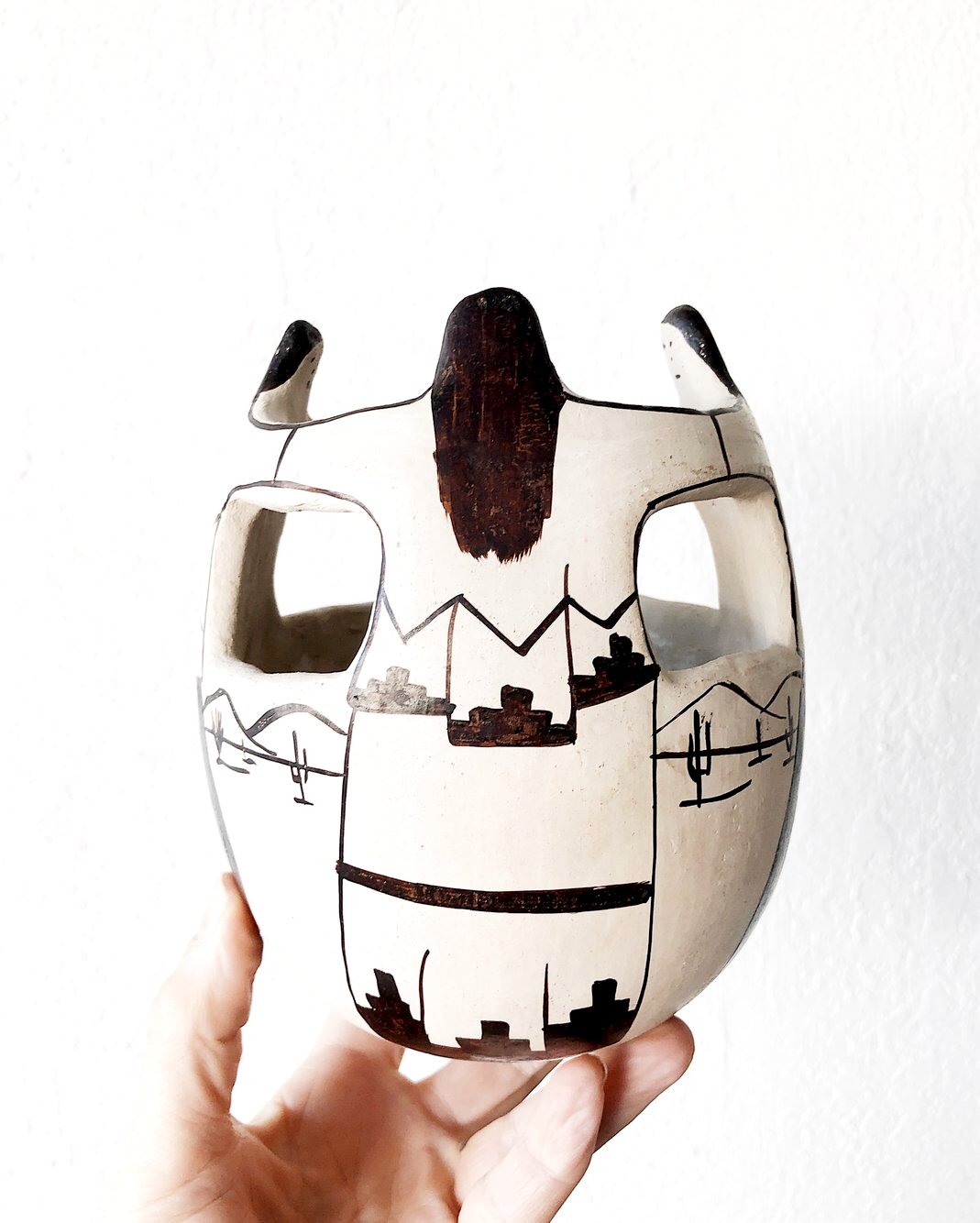 Rare Papago Angea Tohono O’odham Friendship Vase